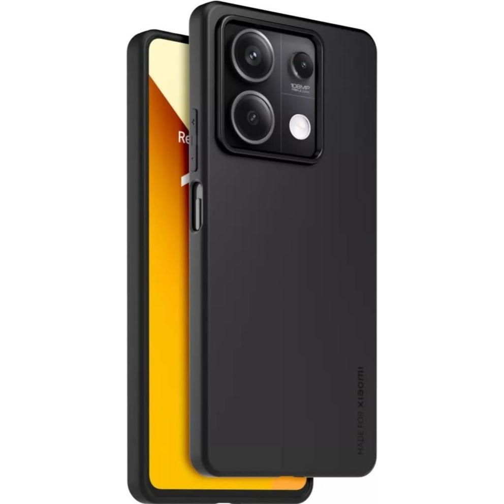 Xiaomi Made for TPU Cover für Redmi Note 13 5G - black (Xiaomi Redmi Note 13), Smartphone Hülle, Schwarz