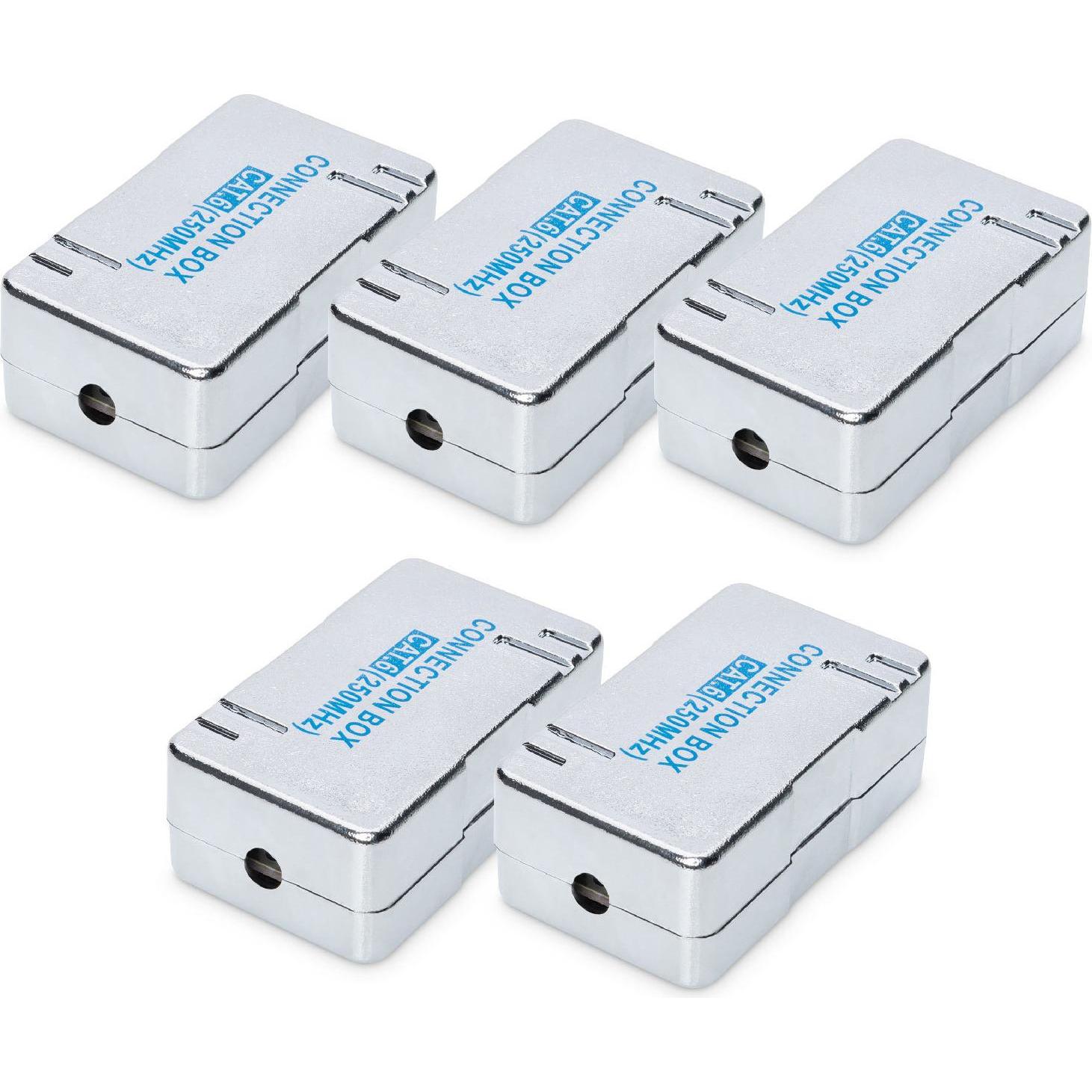 Digitus Anschlussmodul für Twisted-Pair-Kabel LSA, geschirmt, CAT 6, 5 Stück (Kabel Verbindungsbox), Netzwerk Zubehör