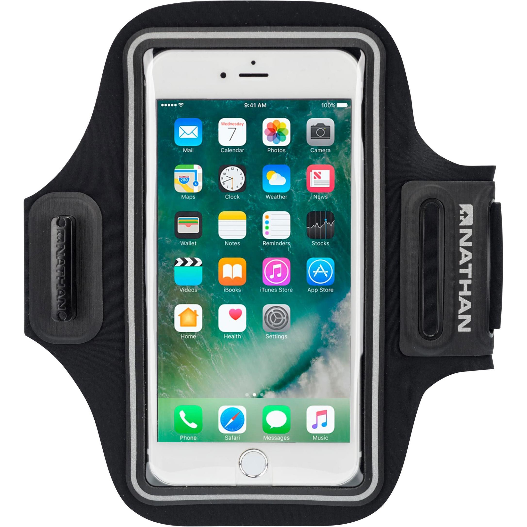 Nathan Stride Sport, Smartphone Sportarmband, Schwarz