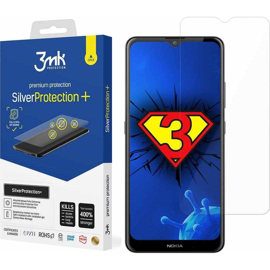 Thumbnail - 3MK Nokia 2.4 – SilverProtection+ (1 Stück, Nokia 2.4), Smartphone Schutzfolie, Silber
