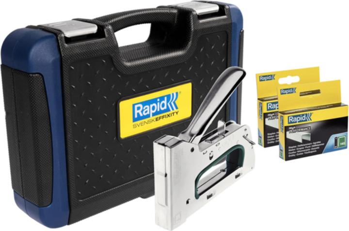 Actual product image Rapid Tacker 34, Premium case incl. staples 140/8mm 2M + 140/10mm 2M (Tacker)