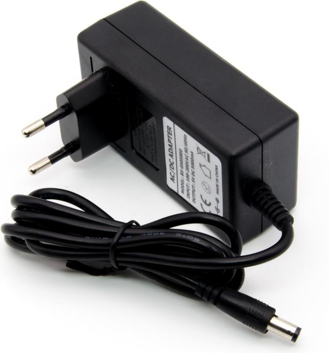 Actual product image Purecrea 5V DC 5000mA Plug-in power supply AC/DC adapter 5.5mm/2.1mm plug (Power supply)