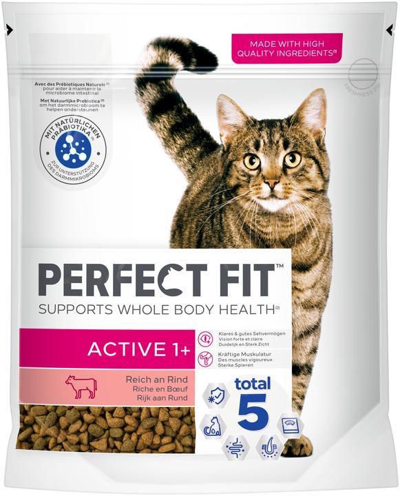 Actual product image Perfect Fit Active 1+ With beef (Adult, 750 g)