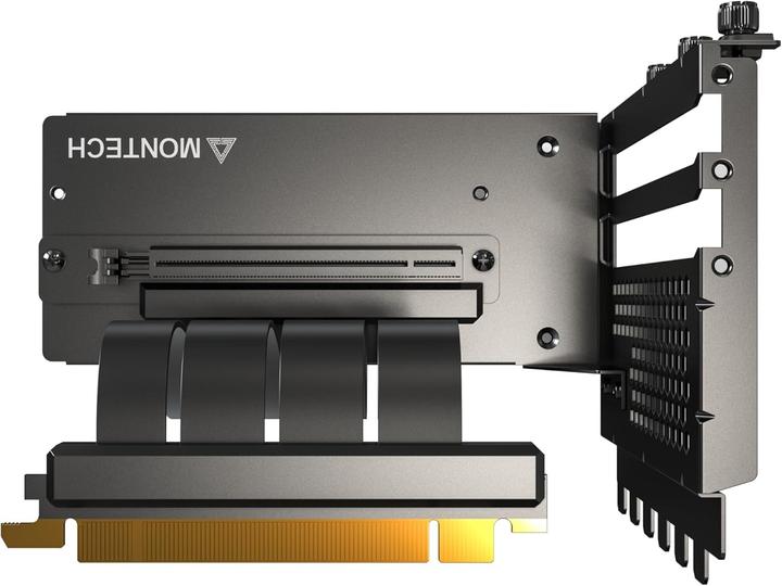 Produktbild Montech Vertikales GPU Mounting Kit, PCIe 4.0 Riser-Kabel (schwarz, 20cm)