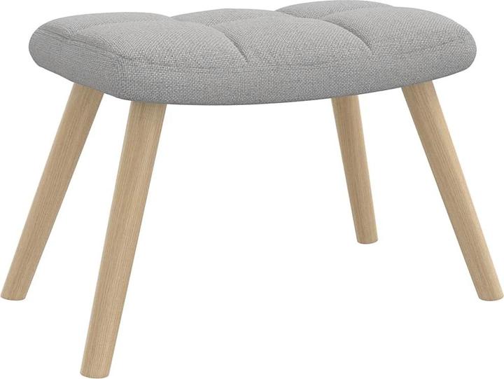 Actual product image vidaXL Schaukelstuhl mit Fusshocker