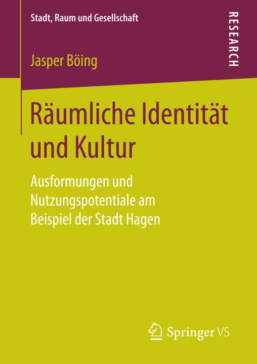 Produktbild Räumliche Identität und Kultur (Deutsch, Jasper Böing, 2016)