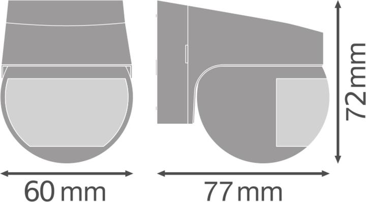 Actual product image Osram SENSOR WALL 110DEG IP44 DG