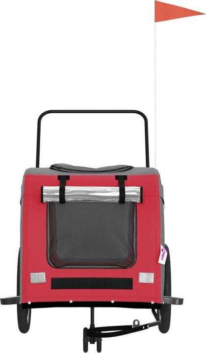 Produktbild vidaXL Fahrradanhänger Hund