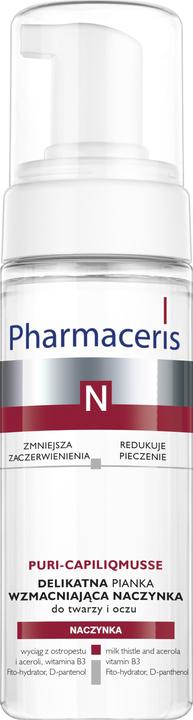 Actual product image Pharmaceris n puri-capiliqmusse sensitive cleansing foam strengthen the capillaries 150 ml (Cleansing Foam, 150 ml)