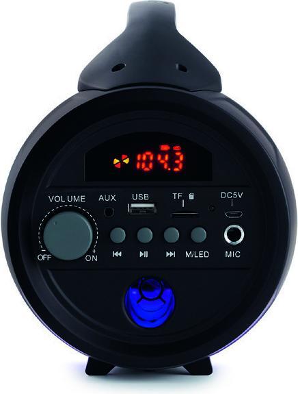 Produktbild Bigben PARTY Pro Bluetooth-Lautsprecher (Schwarz, Lichteffekte, USB-Anschluss, 3,5 mm AUX-IN, Tragegriff) (Akkubetrieb)