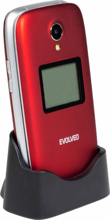 Actual product image Evolveo EasyPhone FS, vyklápěcí mobilní telefon 2.8" pro seniory s nabíjecím (2.80", 3 Mpx, 2G)