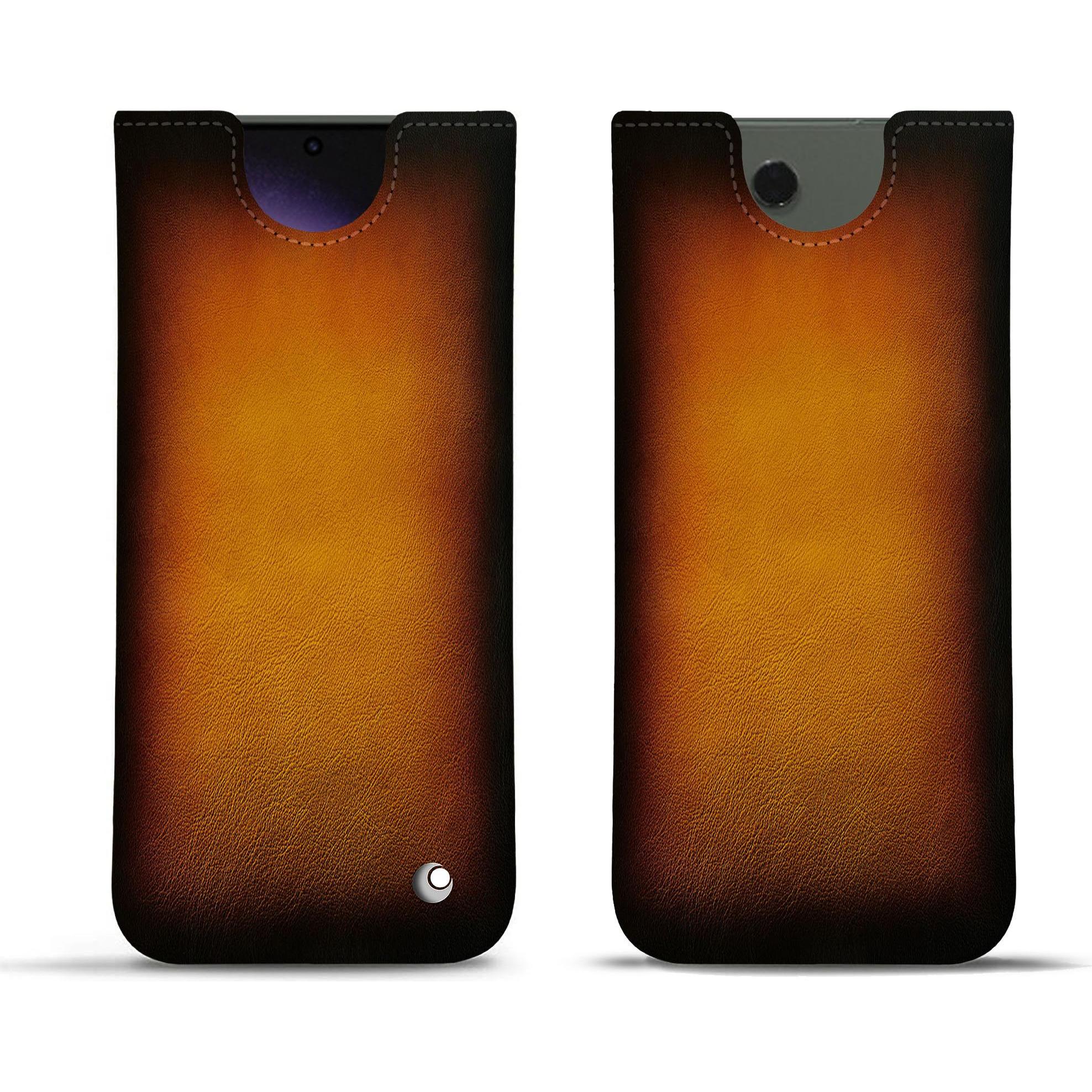 Noreve Lederschutzhülle (Samsung Galaxy S24 Ultra), Smartphone Hülle, Violett