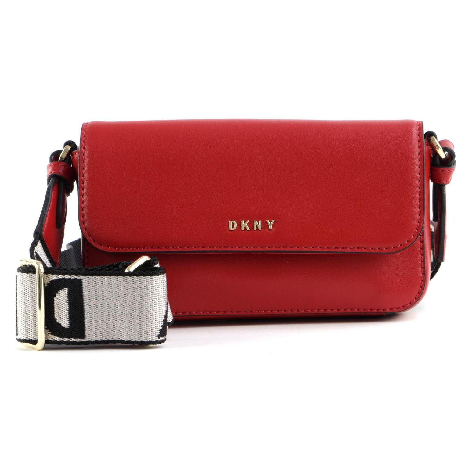 Dkny, Damen, Handtasche, Winonna Flap Crossbody Bag, Rot