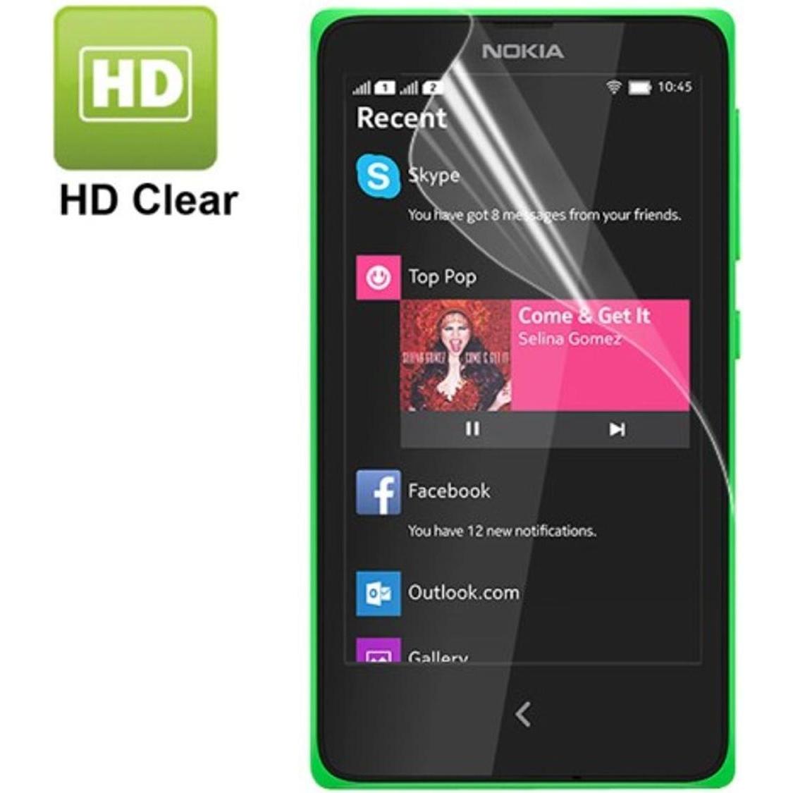 König Design Displayschutzfolie Schutzfolie CrystalClear für Nokia XL (1 Stück, Nokia X), Smartphone Schutzfolie, Transp...