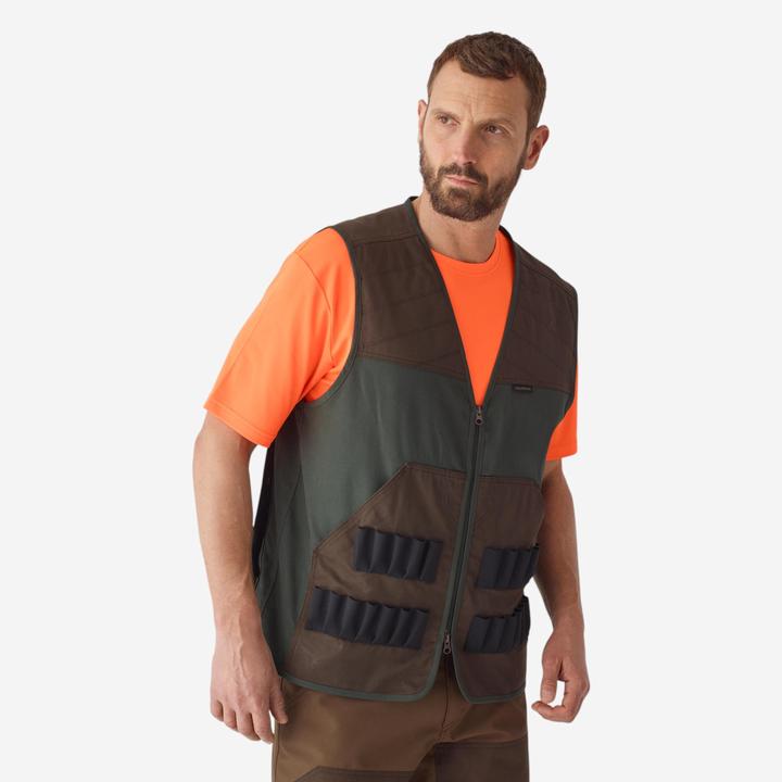 Actual product image Solognac Hunting waistcoat 100 small game hunting two-coloured (XXL)