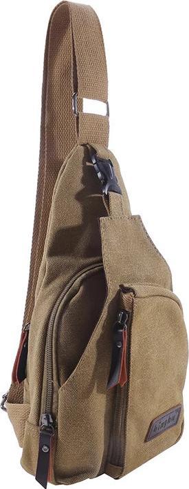 Only-Bags.Store Vintage Canvas Satchel Schulter Sling Chest Pack Multifunktionale Outdoor Kleine Umhängetasche