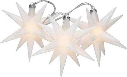 Produktbild Saico KunststoffSternenkette weiss CW621007 (0.25 m)