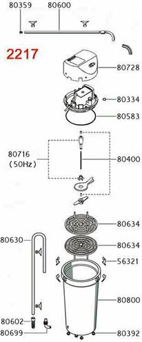 Eheim Capot pour pompe 2217