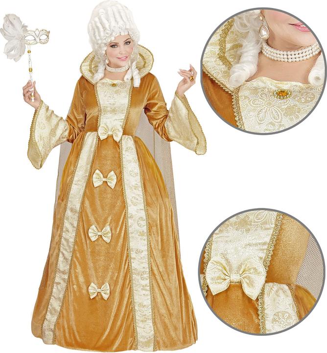 Produktbild Widmann Venezianische Edeldame mit Kleid mit Reifunterrock, Umhang (L)