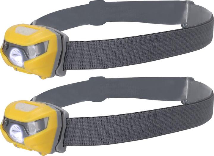 Actual product image Rainx LED head torch, USB, headlamp, set of 2 (100 lm)