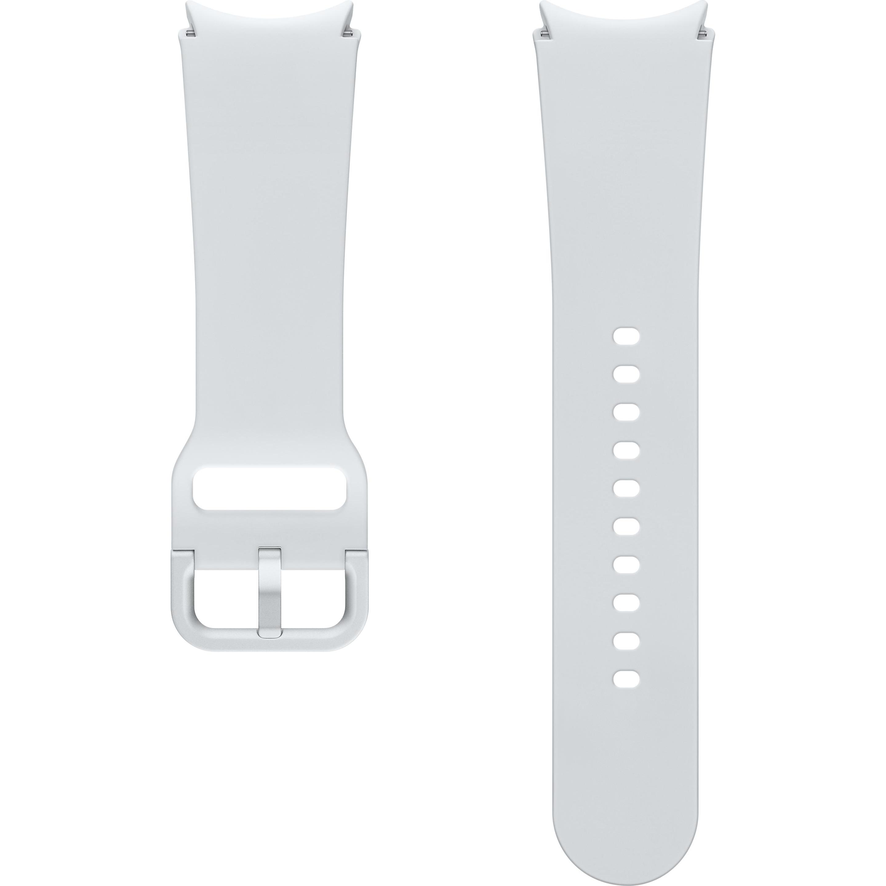 Samsung Sport Band (20 mm, Fluoroelastomer), Uhrenarmband, Silber