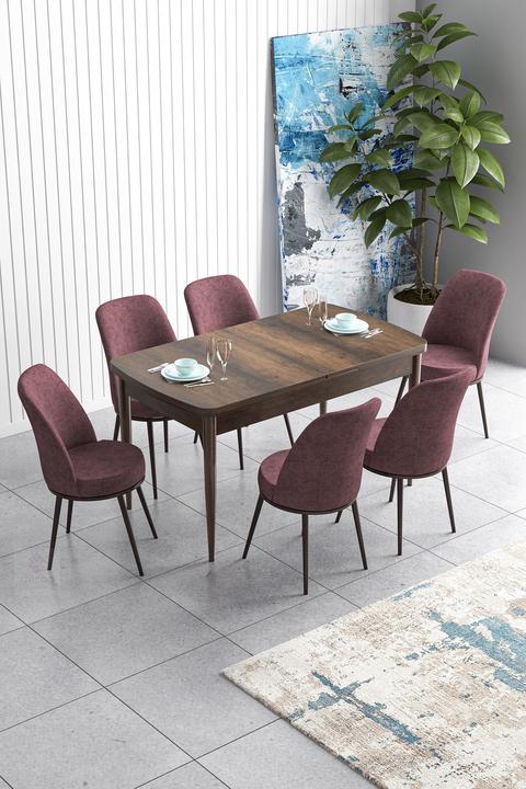 Actual product image Hanah Home Han Extendable Dining TableChairs Set (MDF)