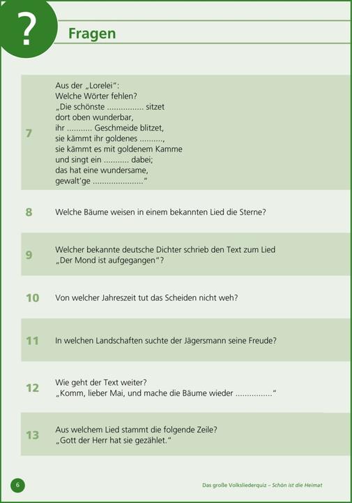 Produktbild Schön ist die Heimat... Raten und Singen (Deutsch, Karl Mangei, 2018)