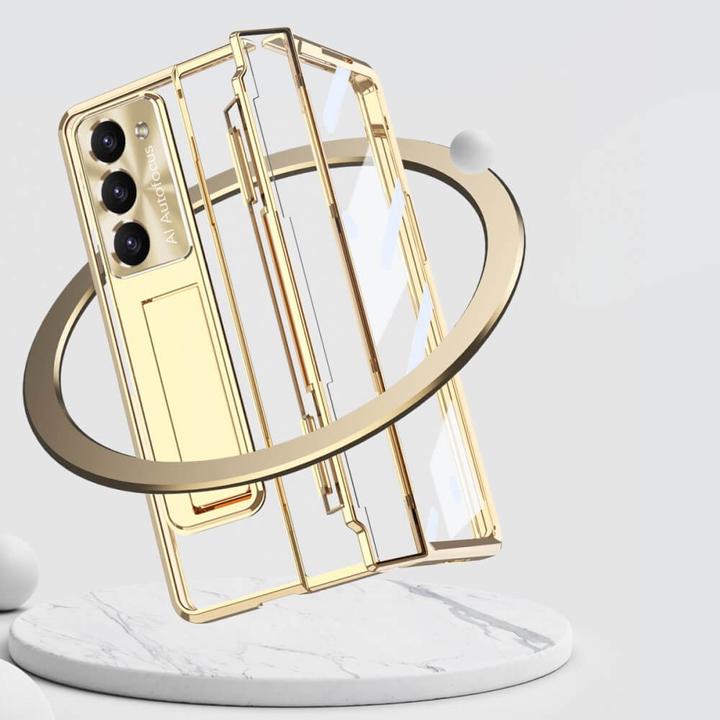 Produktbild Cover-Discount Galaxy Z Fold5 - 360-Grad Schutzhülle mit Kickstand schwarz (Samsung Galaxy Z Fold5)