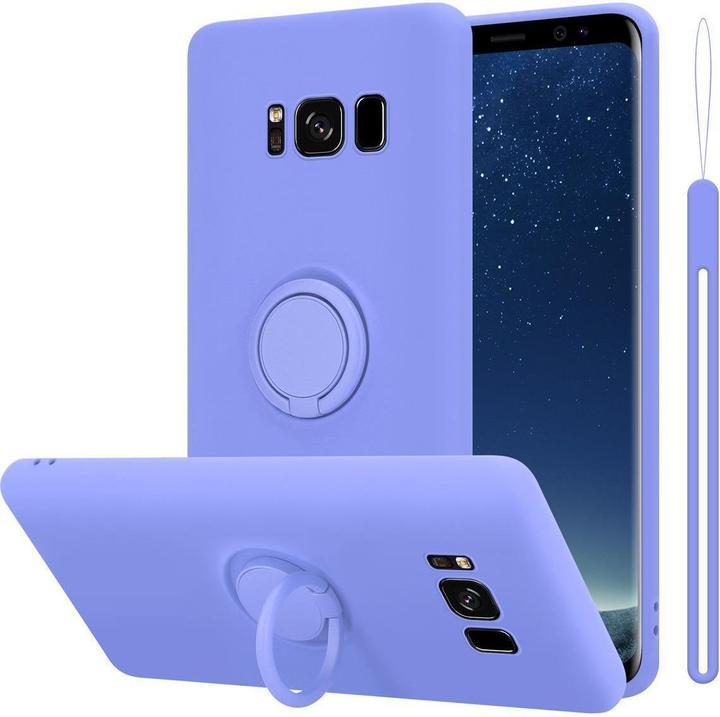 Actual product image Cadorabo TPU Liquid Ring Silicone Case Cover (Samsung Galaxy S8+)