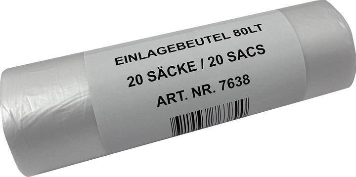 Actual product image Webstar Waste bags PE-lightplus 80 l 20 rolls (20 x, 80 l)
