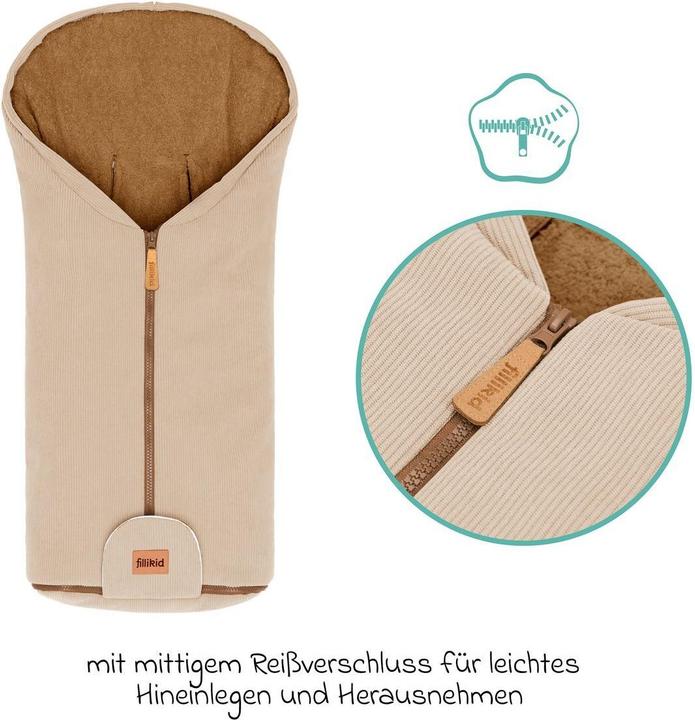 Actual product image Fillikid Fusssäckchen Nevis Cord