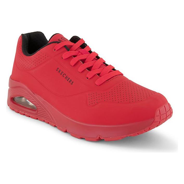 Skechers, Herren, Sneakers, Uno Stand On Air Herren Sneaker, Rot, (46)
