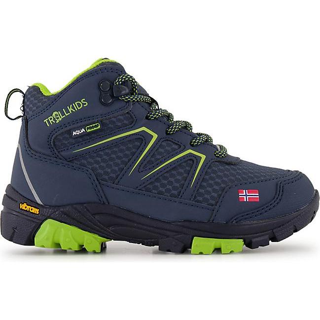 Thumbnail - Trollkids, Unisex, Wanderschuhe, Skarvan Hiker Mid Kinder Wanderschuh (29), Blau