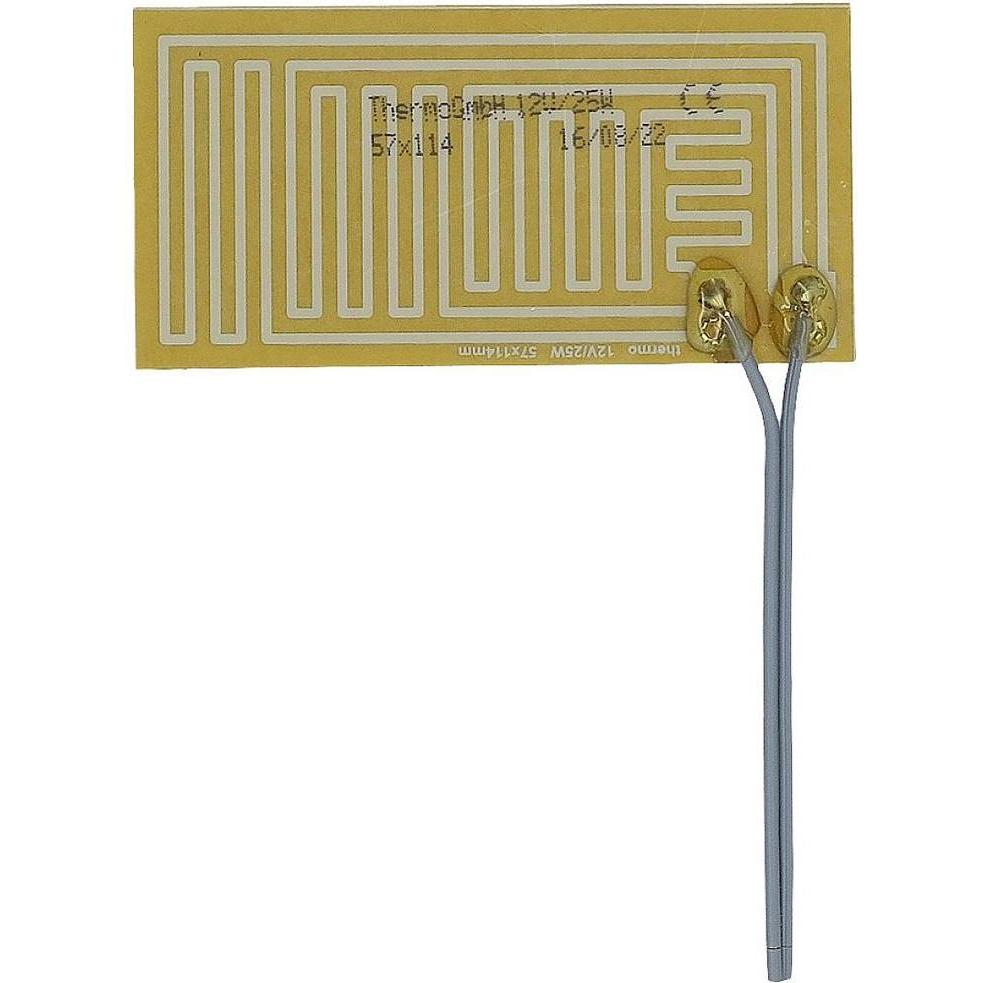 Thermo Tech Polyester Heizfolie 12 V 25 W (L x B) 114 mm x 57 mm (Heizfolie), Elektronikzubehör + Gehäuse