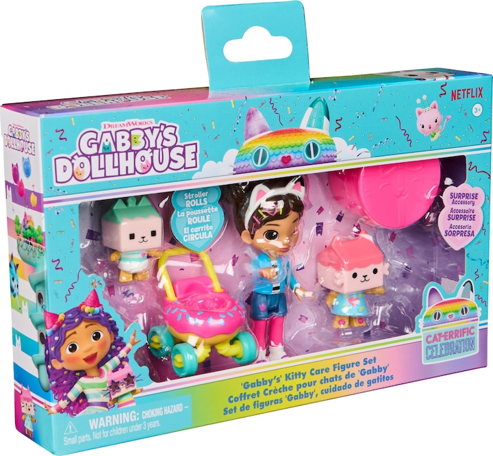Produktbild Gabby's Dollhouse Kitty Care Figure Set