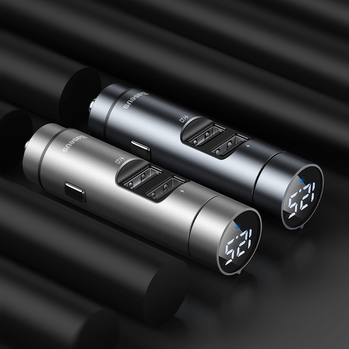 Actual product image Baseus Energy Column Car Wireless MP3 Charger
