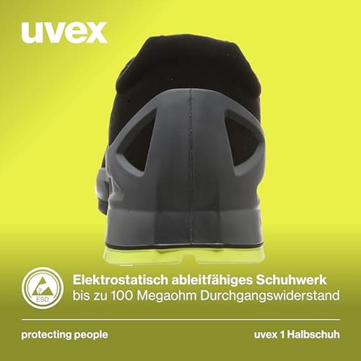 Image du produit Uvex Safety low shoe 8543/8 S1 size 38 PU sole W11 (S1, 38)