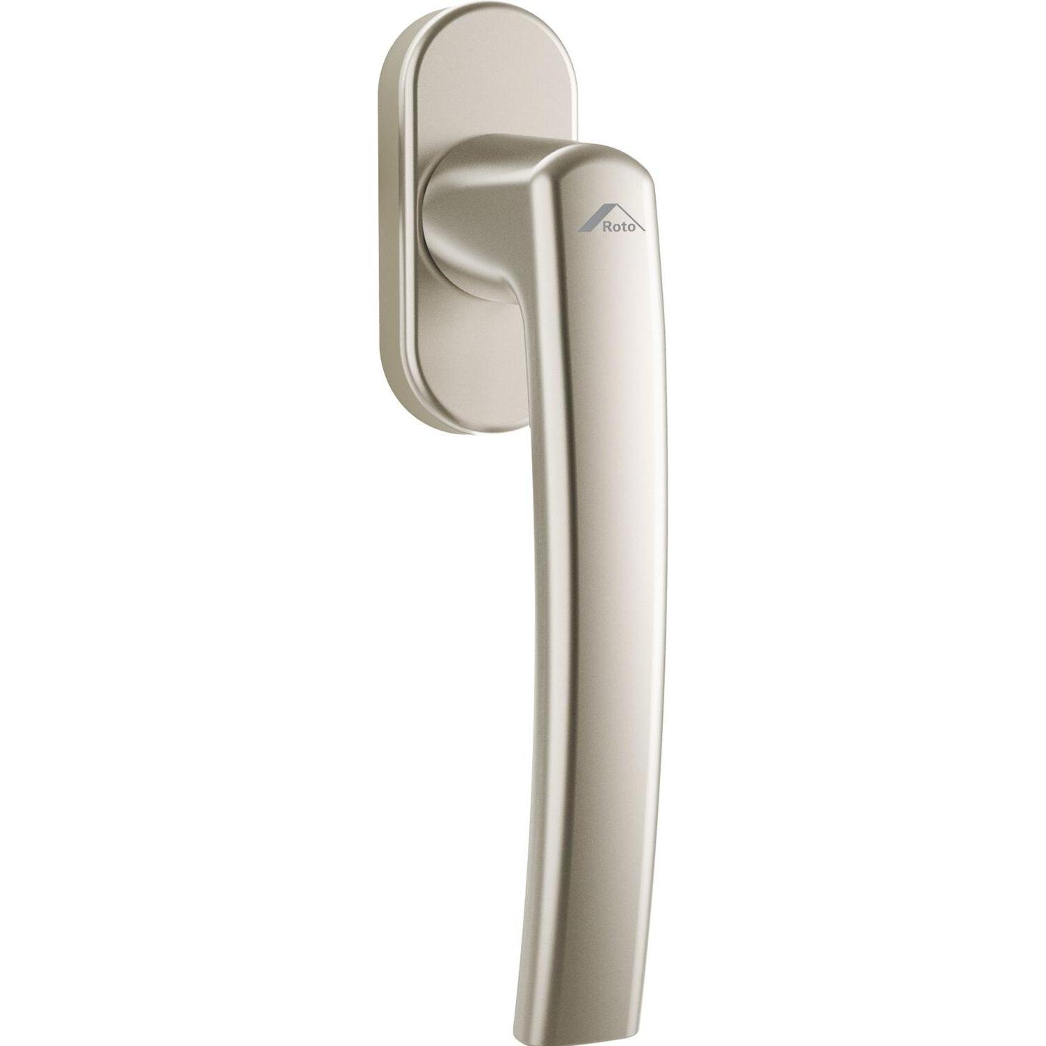 Roto, Türgriff + Fenstergriff, Fenstergriff ROTOLINE VK 7 x 35 mm, Aluminium champagne eloxiert (Türgriff)