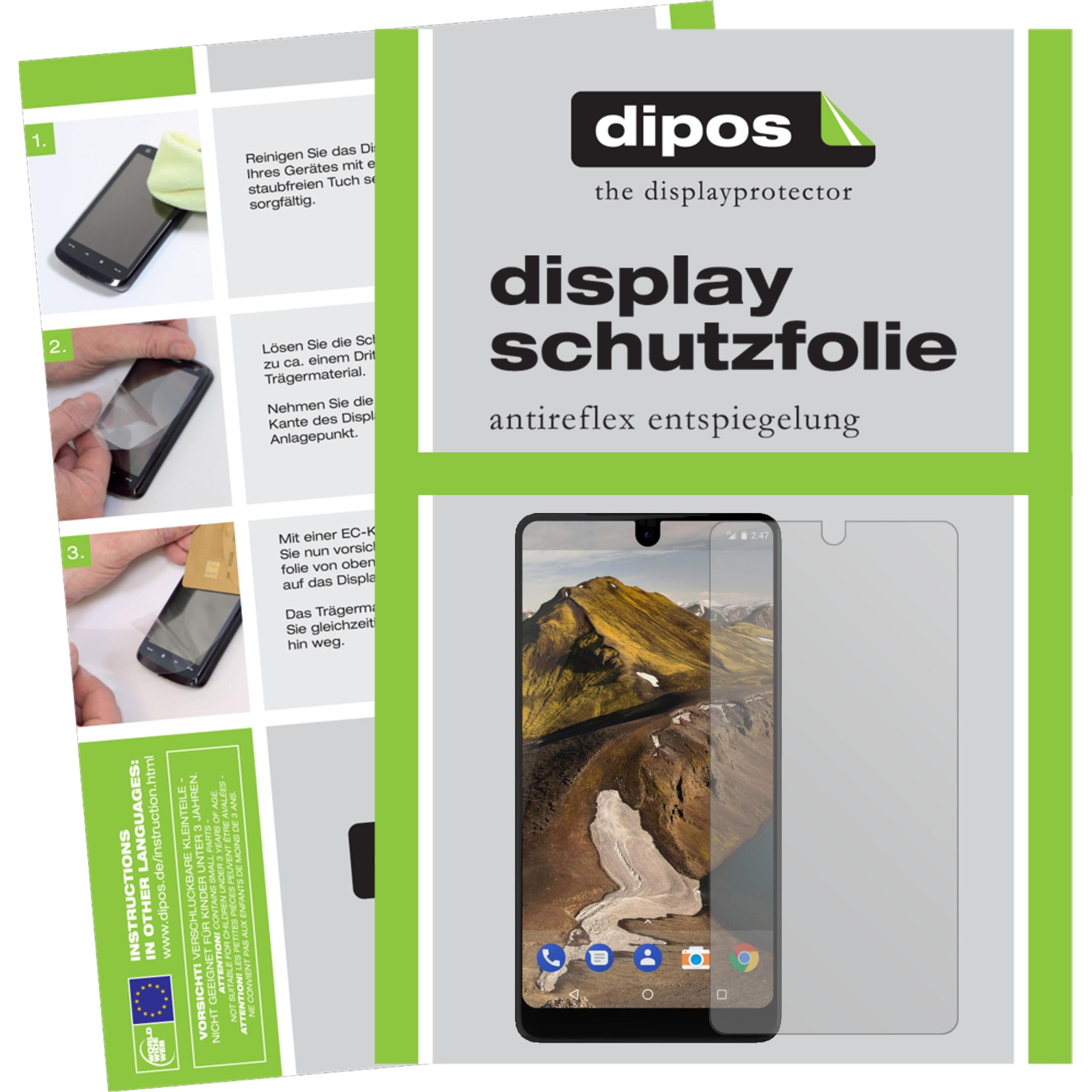 Dipos Displayschutzfolie Antireflex (5 Stück, Elephone U), Smartphone Schutzfolie, Transparent