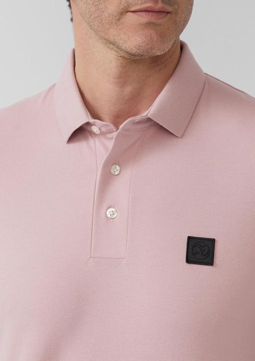 Actual product image S.Oliver Polo-Shirt Piqué-Poloshirt aus Baumwollstretch mit Label-Patch (S)
