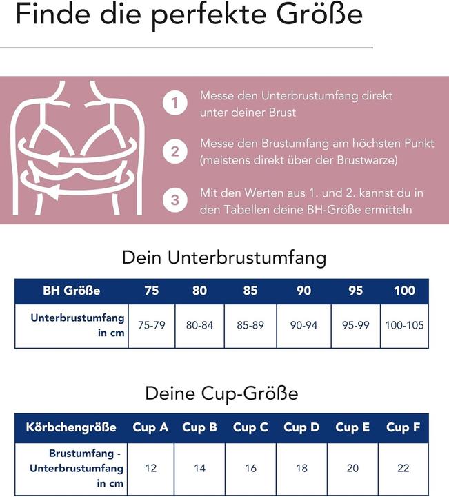 Produktbild Susa Catania Beha voor dames, wit, 80C (Einzelpack, 80 C)