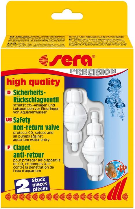 Sera Hochwertiges Rückschlagventil, einseitig, 2 Stk