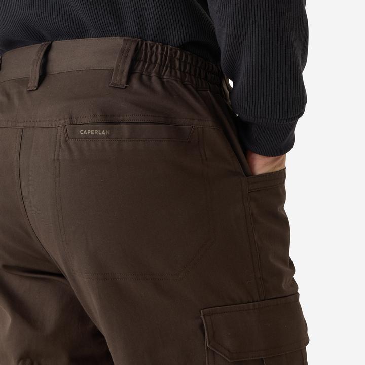 Produktbild Solognac Jagdhose Steppe 500 Cargo strapazierfähig braun (XL)