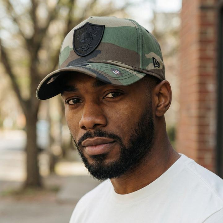 Actual product image New Era 9Forty A-Frame Cap - Las Vegas Raiders Wood Camo (One size)