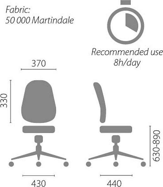 Image du produit kaiserkraft Siège de travail AEGA