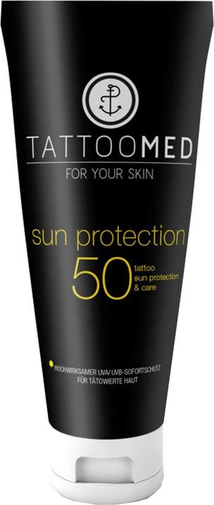 Actual product image TattooMed Sun Protection (Suntan cream, SPF 50, 100 ml)