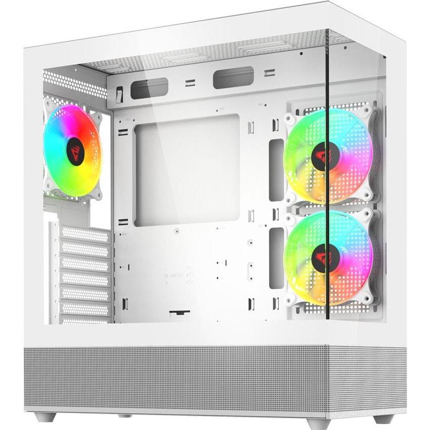 Thumbnail - Savio SIGMA X1 WHITE Computergehäuse (mATX, ATX, ITX), PC Gehäuse, Weiss