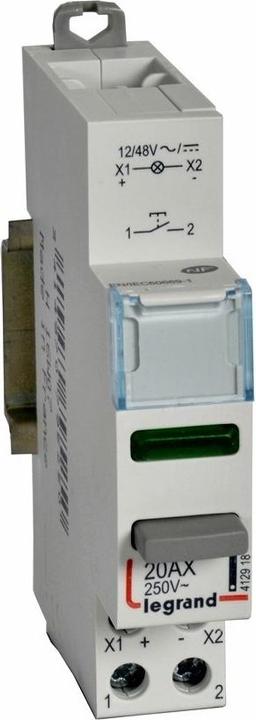 Produktbild Legrand Modularer Taster 20A 1Z mit LED-Lampe 12