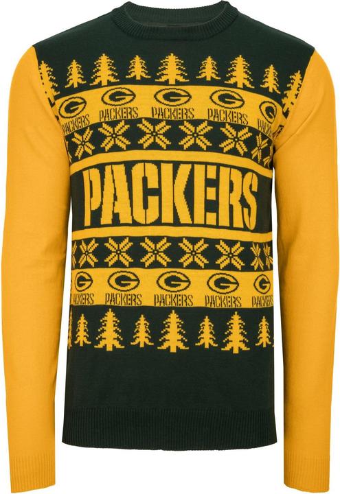 Actual product image Foco NFL Ugly Sweater XMAS Knit Sweater Green Bay Packers - S (S)