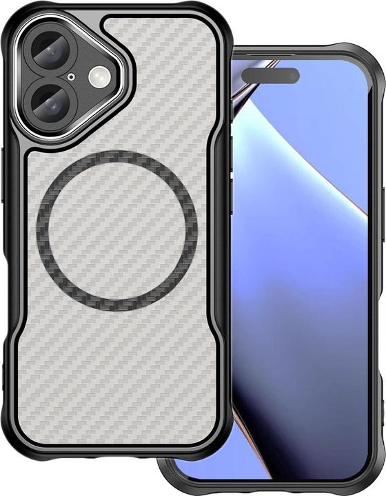 Produktbild OEM Defender Carbon Mag case for iPhone 16 Plus 6,7" black (Apple iPhone 16 Plus)
